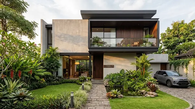 Kombinasi Warna Cat Rumah Abu-Abu Muda yang Elegan/AI Generated