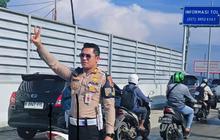 Diskresi Polisi, 400 Pemotor dari Bekasi ke Jakarta Diperbolehkan Masuk Tol Imbas Banjir