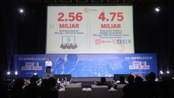 Sebanyak 306 pertandingan kasta tertinggi Liga Indonesia tersebut bakal disiarkan di Indosiar, Vidio, Nex, dan juga Sin Po TV. (Bola.com/M Iqbal Ichsan)