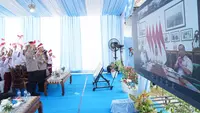 Kapolda Riau Laporkan Pembangunan 110 Jembatan Presisi ke Presiden