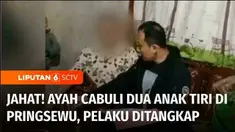 Saat ditinggal istri bekerja ke luar negeri, seorang ayah tega mencabuli kedua anak tirinya. Aksi pencabulan di Pringsewu, Lampung ini juga disertai ancaman agar korban mau menuruti permintaannya.