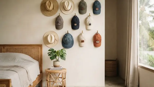 Cara menata topi agar tidak memenuhi lemari