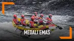 Tim arung jeram putri Indonesia U-23 meraih medali emas dan perak di World Rafting Championship 2019. Tim terdiri dari tujuh remaja putri asal Sukabumi.