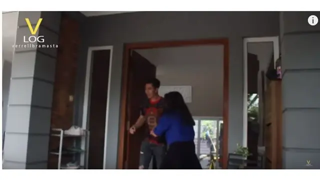 Begini potret tampak dari depan rumah Bryan dan Megan, simpel dan minimalis.