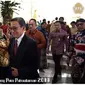 Mantan Wapres Boediono ikut menghadiri resepsi pernikahan Dhaup Ageng, 6 Januari 2019. (foto: dok.pakualaman.id)