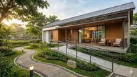 7 Model Rumah Lansia dengan Area Jalan Pagi di Halaman, Konsep Cerdas untuk Hidup Sehat