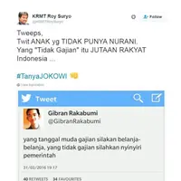 Jumat (1/4), Roy Suryo kena bully netizen karena dianggap nggak bisa membedakan akun palsu dan asli. Apa tanggapannya? (Via: twitter.com)