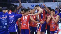 Jakarta LavAni Allobank Electric mengalahkan Jakarta STIN BIN 3-0 (25-22, 27-25, 25-18) pada putaran kedua PLN Mobile Proliga 2024 minggu keenam di GOR Ken Arok, Malang, Jawa Timur, Sabtu (15/6/2024). (foto: Proliga)