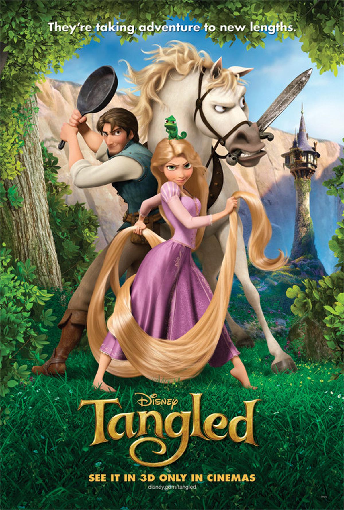 Poster film Tangled. (Foto: Dok. IMDb/ Disney)