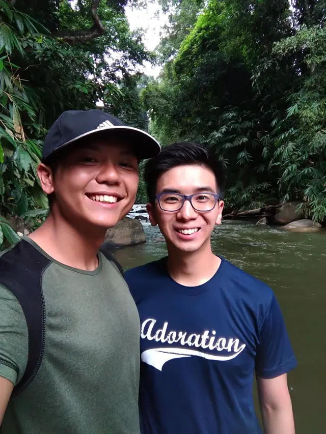 Potret Daniel Ng dan Roger Poh