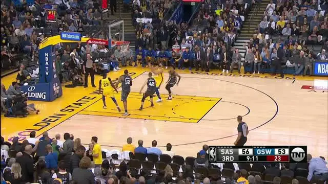 VIDEO : Cuplikan Pertandingan NBA, Warriors 110 vs Spurs 107