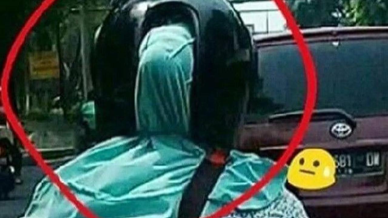 Modifikasi helm bikin kesel