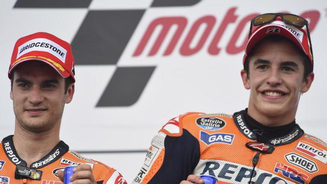 Dani Pedrosa  dan Marc Marquez