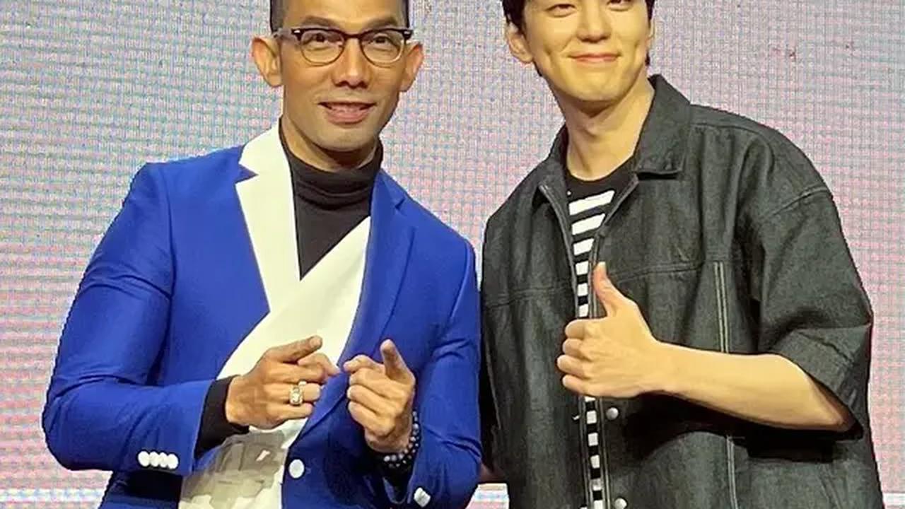 Indra Herlambang dan Artis Kpop, Kim Min Gue (Sumber: Instagram/indraherlambang)