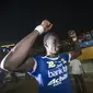 Makan Konate, sang pencetak gol kemenangan Persib atas Arema Indonesia (ANTARA FOTO/Rosa Panggabean)