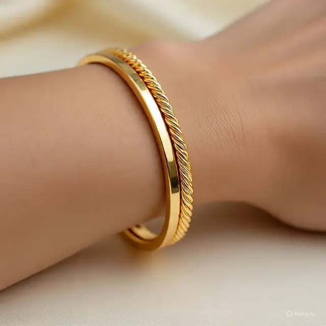 Model Gelang Emas 24 Karat 10 Gram