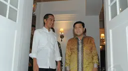 Presiden Joko Widodo dan Setya Novanto (Liputan6.com/Herman Zakharia)