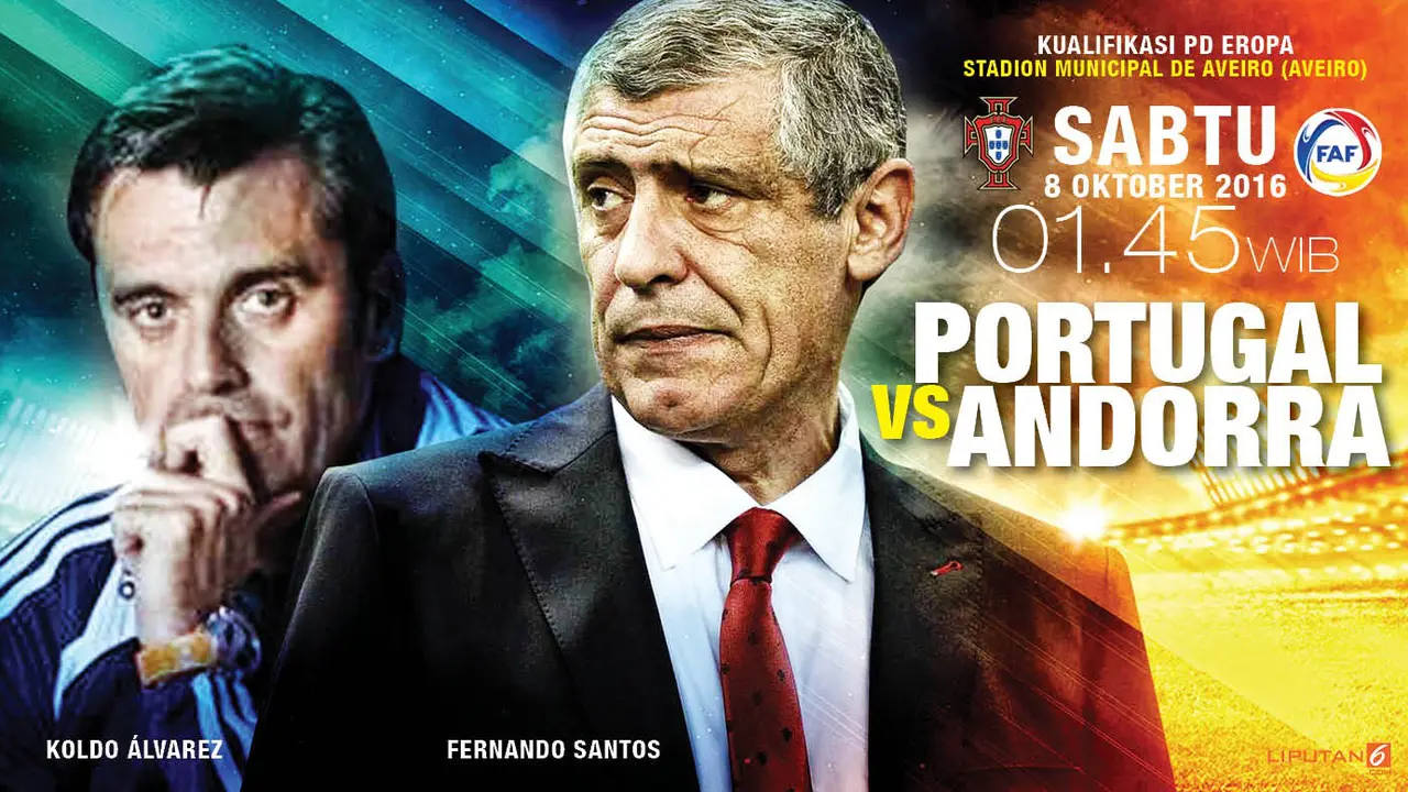 Prediksi  Portugal vs Andorra 