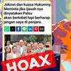 Cek Fakta: Hoaks Artikel Jokowi akan Bertobat Jika Ijazahnya Dinyatakan Palsu