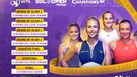 Dapatkan Link Live Streaming WTA 1000 Guadalajara Open 2022 di Vidio 17 sampai 24 Oktober : 32 Besar Hingga Final