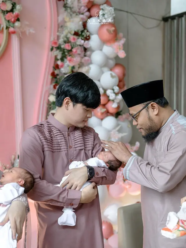 Anisa Rahma gelar proses aqiqah untuk anak kembarnya (Instagram/anisarahma_12)