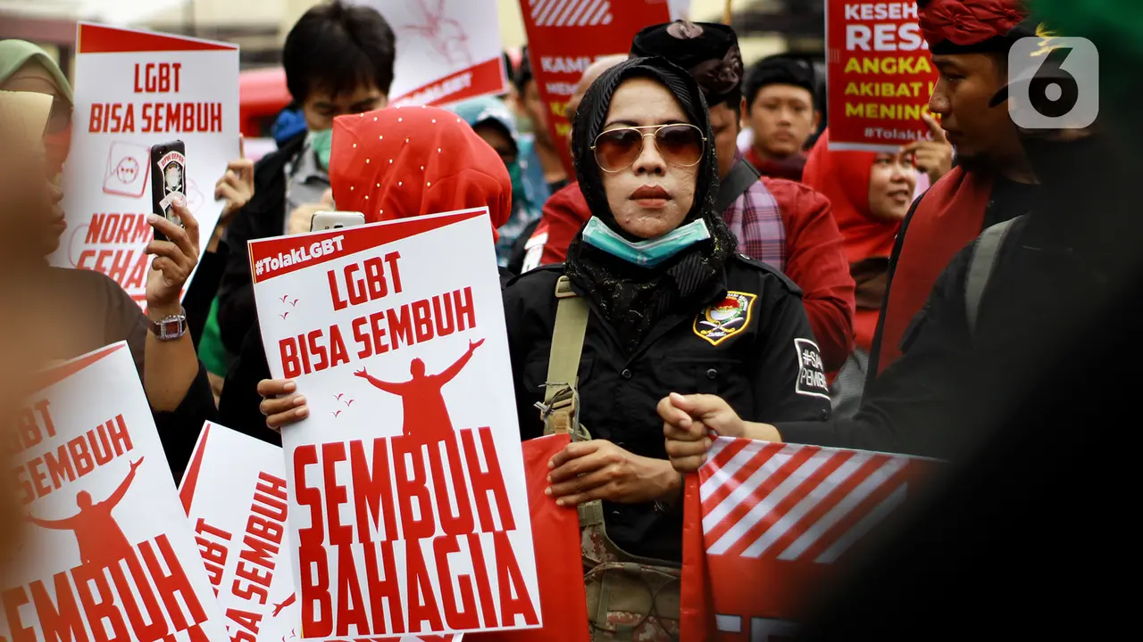 Aksi Tolak LGBT di Depok