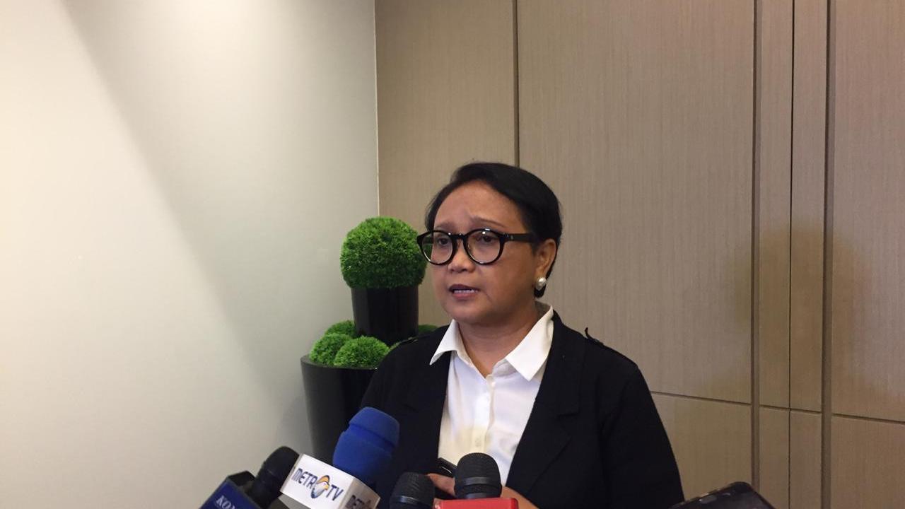 Menlu Retno juga menyapaikan keresahannya soal ketidakstabilan dunia saat ini. Dimana rivalitas antara negara besar terjadi. Bukan hanya rivalitas pada politik saja, tetapi juga pada sektor ekonomi (liputan6.com/Teddy Tri Setio Berty)