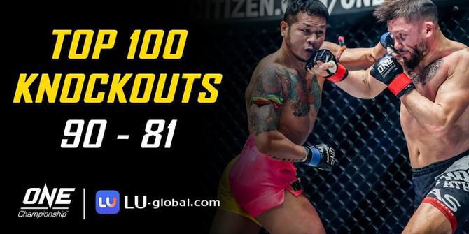 VIDEO: Top 100 Knockouts Terbaik di One Championship, Pukulan Masahide Kudo Jatuhkan Petcdam