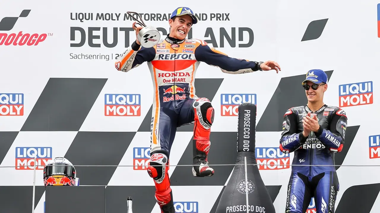 Pembalap Repsol Honda, Marc Marquez.