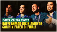 Raffi dan Thariq Raih Juara Padel TOSI 4, Laga Sengit Penuh Tawa Endingnya Bikin Heboh!