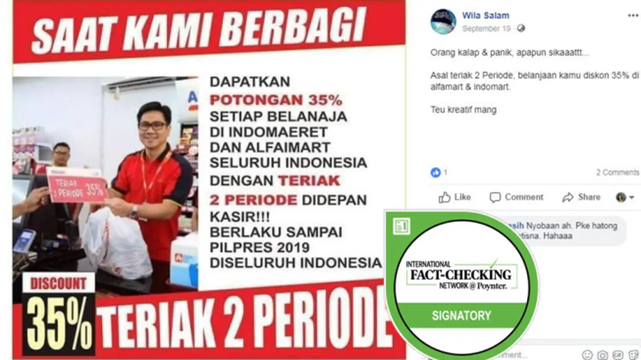 Cek Fakta - Diskon Alfamart