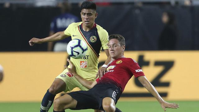 Manchester United, Club America, Laga Uji Coba