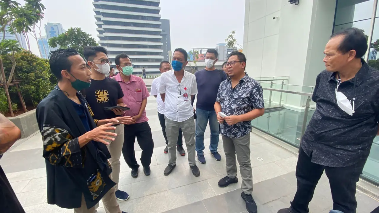 Rombongan wakil walikota Denpasar saat di Sarinah Jakarta. (Istimewa).