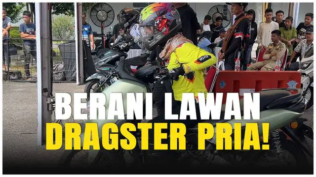 VIDEO: Enggak Takut Lawan Cowok! Cewek Ini Tampil Ganas di Drag Race Yamalube 2025!