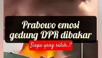 Cek Fakta: Tidak Benar Video Presiden Prabowo Emosi Usai Gedung DPR RI Dibakar