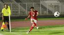Kadek Agung juga menjadi pemain yang beberapa kali menjadi eksekutor bola mati, selain Adam Alis, ketika Timnas Indonesia mendapat kesempatan dari tendangan bebas atau sepak pojok. (Foto: Bola.com/M. Iqbal Ichsan)