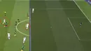 Berdasarkan tayangan VAR (Video Assistant Referee) gol kedua Inggris yang dicetak oleh Ellen White sah. Posisi striker Inggris tersebut tidak off-side saat hendak menerima operan dari Lucy Bronze. ( Youtube Screenshot)