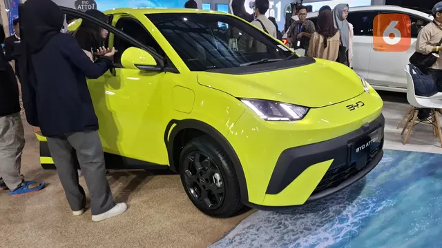BYD pertama kali mengikuti GIIAS Makassar 2025. (Liputan6.com/Fauzan)