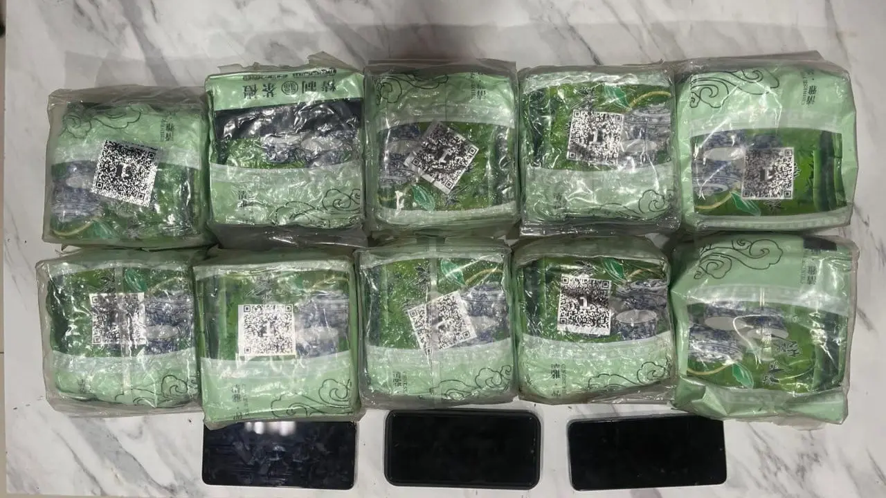 Barang bukti narkotika jenis sabu seberat 10,63 kilogram yang berasal dari Provinsi Aceh (Istimewa)