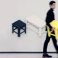 Banyak cara untuk mengatasi apartemen kecil. Salah satunya dengan furnitur 2D yang ditempel di dinding berikut ini.