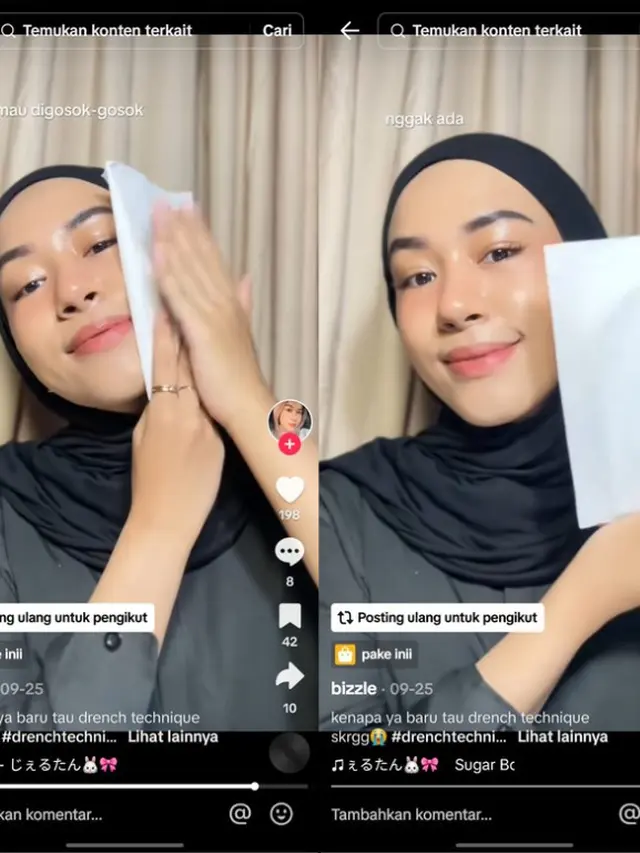 Make Up Awet dengan Drench Technique: Tes Ketahanan