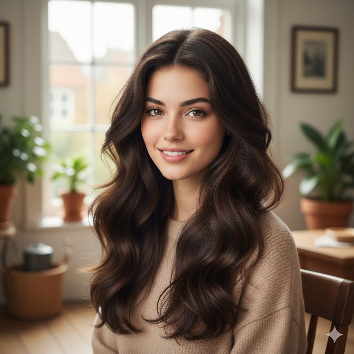 Rambut Panjang Loose Waves