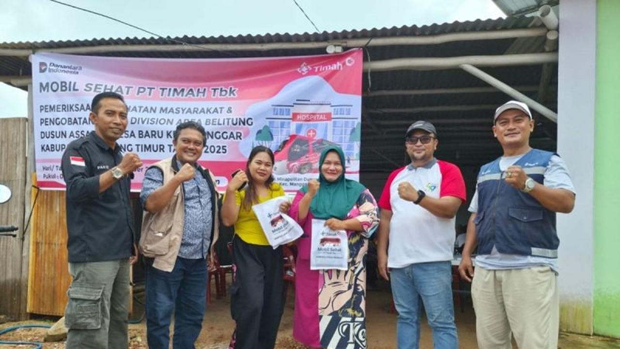 PT Timah Hadirkan Layanan Kesehatan Gratis Pascabanjir Rob, Warga Antusias Manfaatkan Bantuan