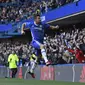 Selebrasi Diego Costa  usai menjebol gawang West Bromwich Albion pada laga Premier League di  Stamford Bridge, London, (11/12/2016). (AFP/Justin Tallis)