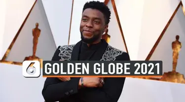Mendiang aktor Chadwick Boseman berhasil mendapatkan piala Golden Globe 2021. Piala Golden Globe Boseman diterima oleh sang istri.