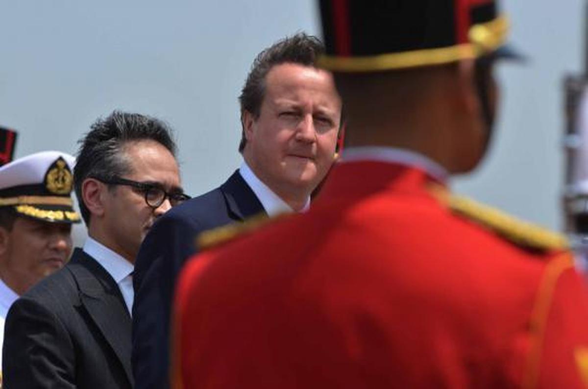 PM Cameron tiba di Jakarta