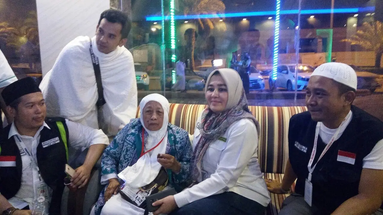Nenek Cici, anggota jemaah haji asal Tasikmalaya