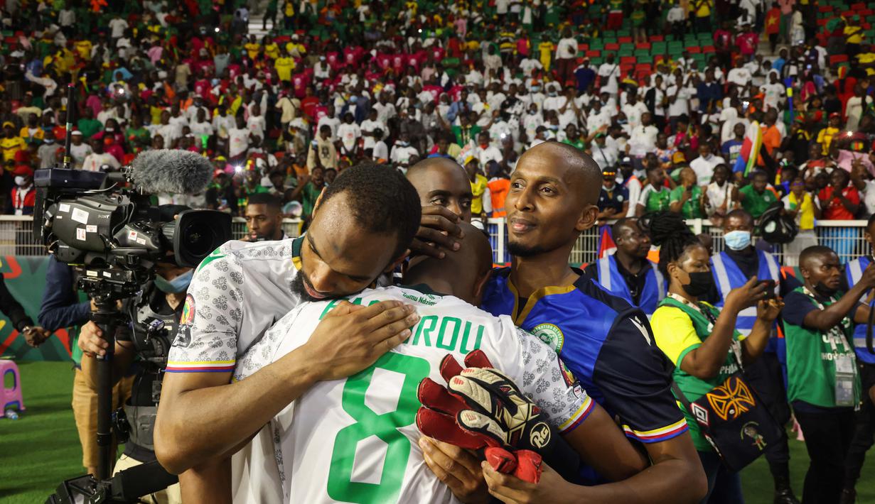 Comoros pun harus pulang meninggalkan Kamerun dengan kepala tegak. (AFP/Kenzo Tribouillard)