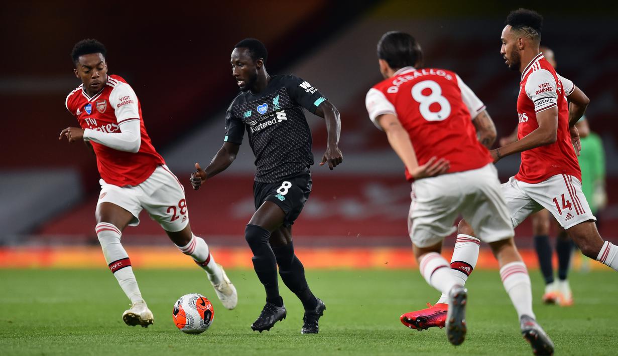 Foto Arsenal Kalahkan Liverpool Di Emirates Stadium Page 1 Inggris Bola Com