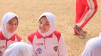 Calon Paskibraka Nasional 2019 dari Jawa Tengah, Salma El Mutafaqqiha Putri Achzaabi. (Foto: Liputan6.com/Aditya Eka Prawira).